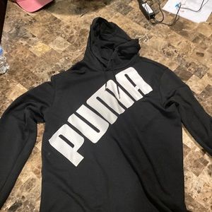 Black puma hoodie